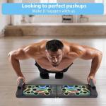 9 in 1 Body Building Push Up Board For Fitness Home Exercise & Body Workout (Pack of 1, Multicolor)