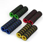 (1 Pair)Nonslip Foam Sponge Motorcycle Bicycle Handle Grip Cover Handlebar Grips