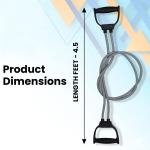 Double Toning Tube Heavy Quality Resistance Tube | Exercise Resistance Band | Stretching Tube ( 1 Piece).