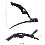 6 Pcs Crocodile Hair Clip Hair Styling, Section Clips.