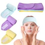Women Facial Spa Headband, Adjust Hair Band For Bath Shower Towel Wrap Head Band (Pack of 1).Multicolor