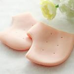 Silicone Half Heel Protector Socks Moisturizing Socks For Foot-Care, Heel.( 1 Pair).