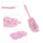Back Scrubber for Shower, Long Handle Bath Sponge Shower Brush with Hand loofah Multicolour  (Pack of 1).