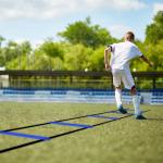 Pro Agility Ladder Agility Training Ladder Speed 12 Rung with Carrying Bag( Multicolor).