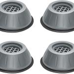 Anti Vibration Pad with Suction Cup Feet, Fridge Washing Machine Feet Pads (Pack of 4).