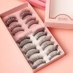 Professional Premium Collection False Eyelashes, Natural & soft 100%( Pack of 1).
