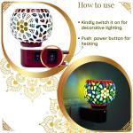 Electric Ceramic Kapoor Dani Burner (Multicolor, Pack of 1).
