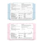 PREMIUM BABY WIPES WITH ALOE VERA, GRAPE FRUIT EXTRACT & VITAMIN E (72 wipes, Combo of 2)