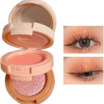 Professional Long Lasting Waterproof 3in1 Makeup Blusher & Highlighter For Girls & Women Pack of 1