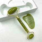 Green Face Roller With Face Massager For Women Men |  (Green) 1 Piece