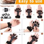 Finger Grip Strengthener - Adjustable Finger Exerciser and Finger Stretcher( Pack of 1).
