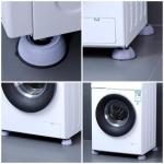 Anti Vibration Pad with Suction Cup Feet, Fridge Washing Machine Feet Pads (Pack of 4).