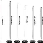 30pcs Quilting Needle Self-Threading Quilting Needle with Wooden (Pack of 1).