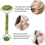 Green Face Roller With Face Massager For Women Men |  (Green) 1 Piece