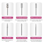 Professional Nail Art Drill Kit for Acrylic Nails Manicure Pedicure Tool, Rose Red (1 Piece).