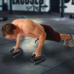 Push up Bar Dip Stand (Multicolor, 1 Pair)