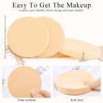 (8 in 1) collection Powder Puff Makeup Sponge Set (Multicolor).