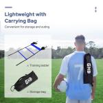 Pro Agility Ladder Agility Training Ladder Speed 12 Rung with Carrying Bag( Multicolor).