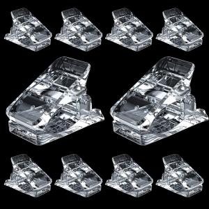 Clips for Poly gel, Nail Extension Gel Quick Building Nail Tips Clip (pack of 10).