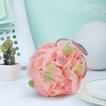 Sponge – Premium Round Loofah Body Wash Puff and Shower Scrubber (Pack of 1)