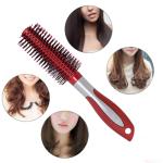 Hair Curling Roller Round Comb Brush paçk of 2