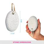 Stone , Natural  Stone for Feet/Hand, Small Callus Remover/Foot Scrubber(Pack of 1).