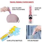 flower soap Paper Soap Strips for Travel (Pack of 2)