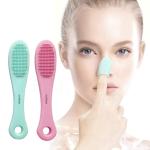 Face Cleaner Blackhead Remover Brush Cleanser Nose Pore Brush Finger Scruber Tool(Pack of 2).