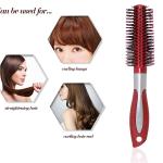 Hair Curling Roller Round Comb Brush paçk of 2