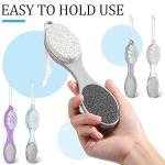 Foot File Callus Remover - 4 in 1 Feet Pedicure Tools(Pack of 1).Multicolor.