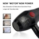 Heavy Duty Hair Dryer Hot and Cold Hair Dryers with 2 Switch speed setting For Men, Hair Dryer For Women(Black)