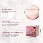 Professional Long Lasting Waterproof 3in1 Makeup Blusher & Highlighter For Girls & Women Pack of 1