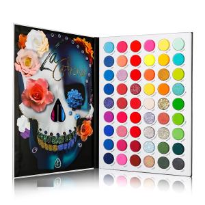 Professional 54 Color Board Eye Shadow Glitter Matte Shimmer Makeup Pallet(Pack of 1).