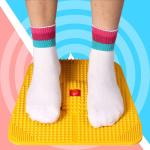 Acupressure Power Mat 2000 New Blood Circulation| Foot Massager (Yellow) 1 Piece