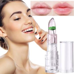 Waterproof Flower Lipstick Jelly Flower Transparent Color Changing Lipstick 1 Pcs