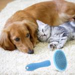Comb Brush For Dogs And Cats With Medium Long Hair, -Multicolor  (Pack of 1)