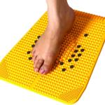 Acupressure Power Mat 2000 New Blood Circulation| Foot Massager (Yellow) 1 Piece