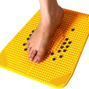 Acupressure Power Mat 2000 New Blood Circulation| Foot Massager (Yellow) 1 Piece