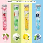 flower soap Paper Soap Strips for Travel (Pack of 2)