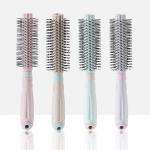 Round Hair Brush for Women and Men for Adding Curls 2 Pcs Multicolor.