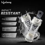 Protein Shaker 100% Leakproof Stylish Protein Shaker Bottle Plastic (Pack of 1)White.