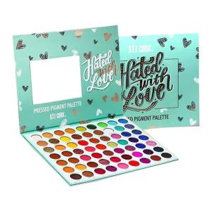 Ocean Beauty  63 Color Pressed Pigment Eyeshadow Palette ( Glitter, Shimmer, Matte,  Metalic ) 1 Pcs
