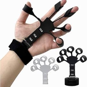 Finger Grip Strengthener - Adjustable Finger Exerciser and Finger Stretcher( Pack of 1).