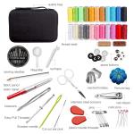 100 Pcs Sewing Kit, 12 Thread Pools, Tailoring Accessories, Silai Thread and Needle, Craft Material, Thread Box Set, Travel Bag