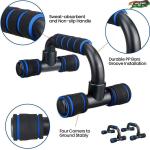 Push Up Bars Stand with Foam Grip Handle for Chest Press, Home Gym Fitness Exercise(Multicolor). 1 Pair.