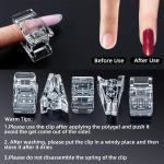 Clips for Poly gel, Nail Extension Gel Quick Building Nail Tips Clip (pack of 10).