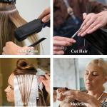 ail Comb For Women Hair Styling/Steel Tail Pin Comb Steel Pintail (Black).