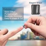 100pcs Transparent Nails and 2 pcs fake nails glue .