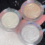 Professional Makeup Baked Powder For ever Highlighter Blusher White Silver ( 1 Piece).