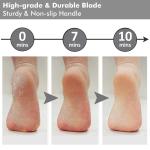 Stainless Steel Rasp Callus Filler Blade Foot Care Foot Scraper (Pack of 1, Black)